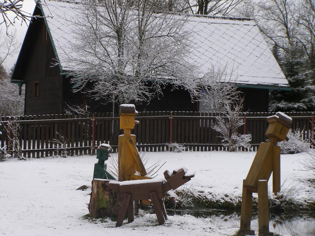 Chata Dvorecna Villa Loucovice ภายนอก รูปภาพ